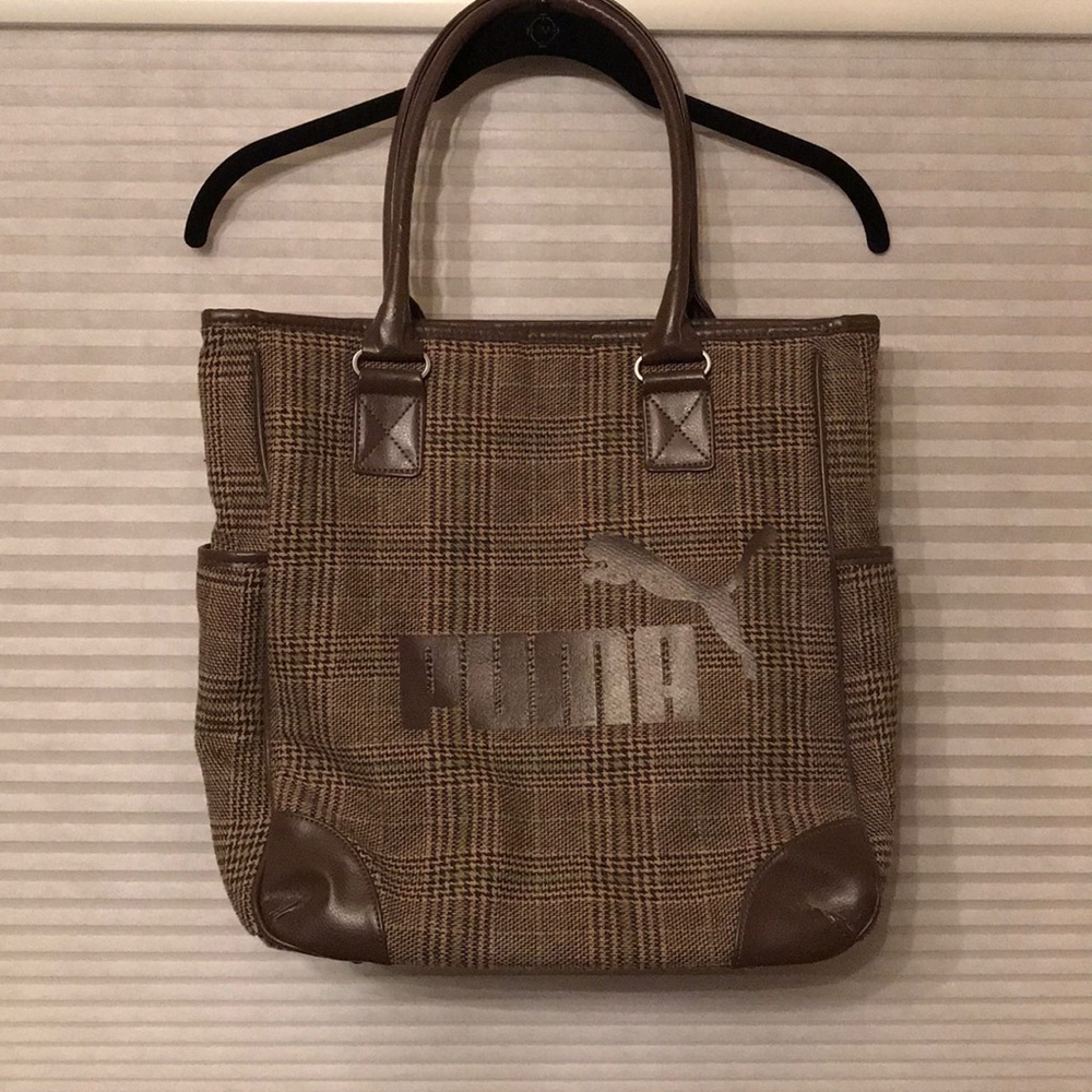 PUMA Plaid Tote